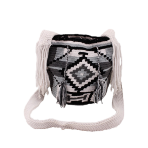 Black & White Mini Wayuu Mochila