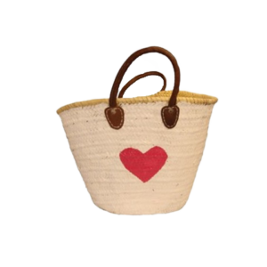 Wicker Bag Cocoyana – Red Heart