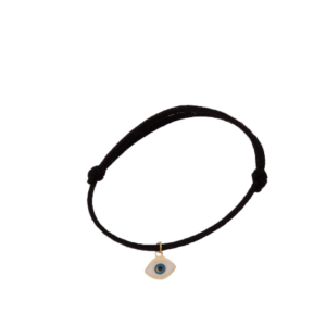 Black Leather Greek charm