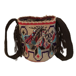 Black, Brown & Red Cocoyana Mini Mochila