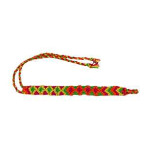 Rainbow Colors Wayuu Anklet