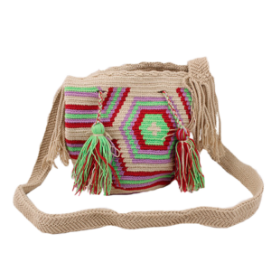 Green & Purple Mini Wayuu Mochila