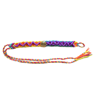 Yellow, Pink, and Purple Dream Wayuu Bracelet