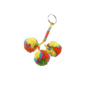 Yellow Pom Pom Cocoyana Bagcharm