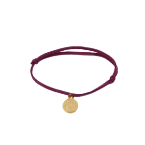Purple Leather Gold Coin