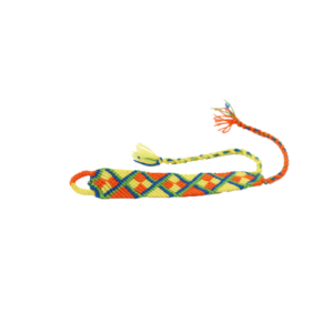 Green, Yellow  Wayuu Bracelet