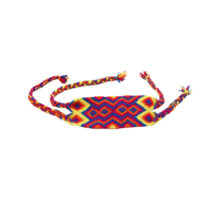 Red, Blue & Yellow Wayuu Bracelet
